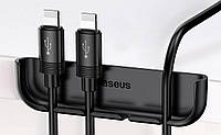 Держатель проводов Baseus для iPhone XR Cable Fixing Magic Tool, Black (ACAPIPH61-A01)
