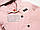 Дитяча 92 (86) 1,5-2 роки куртка подовжена вітровка парку на дівчинку малюків з капюшоном тонка 6065 Рожевий, фото 2