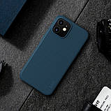 Nillkin iPhone 12 mini (5.4") Super Frosted Shield Pro Blue Чехол Бампер, фото 6