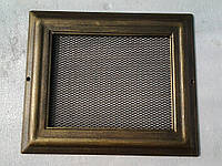 Решетка вентиляционная с сеткой бронзовая. Изготовление бронзовых решеток на заказ