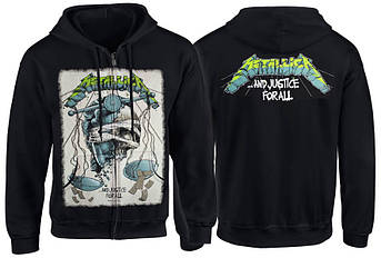 Толстовка на змійці METALLICA And Justice For All Skull, фото 1