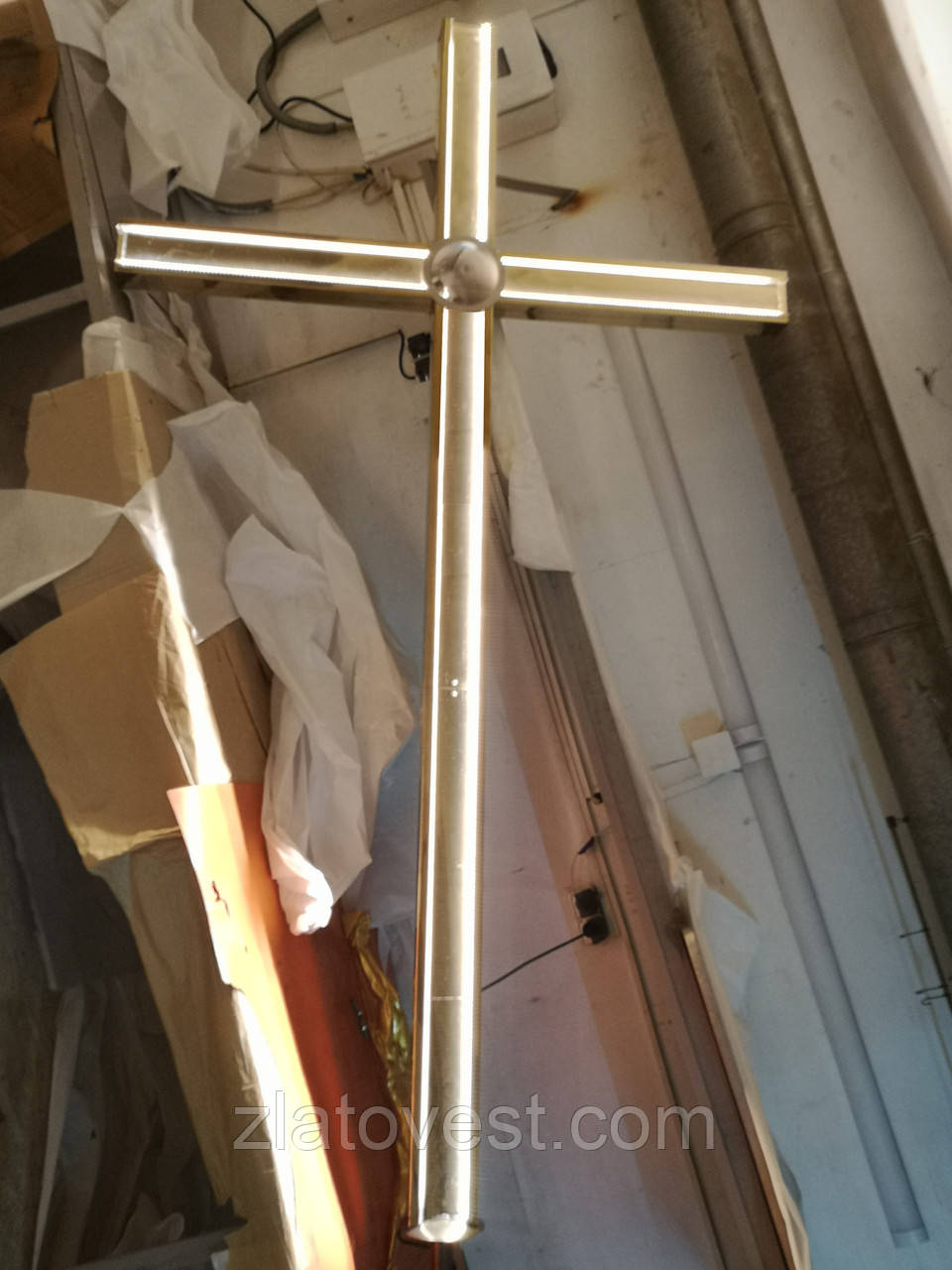 Хрест з LED-підсвіткою, 2.5 м