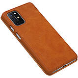 Nillkin Oneplus 8T Qin leather Brown case Шкіряний Чохол Книжка, фото 4