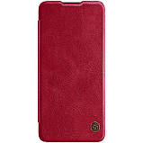 Nillkin Oneplus 8T Qin leather Red case Шкіряний Чохол Книжка, фото 3