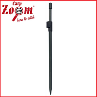 Телескопічний металевий кілочок з різьбленням Carp Zoom Screw Bankstick 50-90см, універсальная рибальська стійка