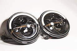 Світлодіодна LED-фара 75 Вт Ніва, УАЗ 469, ВАЗ 2101, 2121, FJ Cruiser, мотоцикл, мото 7 дюйм