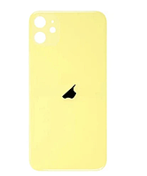 Задня кришка для iPhone 11, жовта, оригінал, в комплекті скло камери