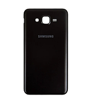 Задняя крышка для Samsung J700H Galaxy J7 (2015), черная, оригинал