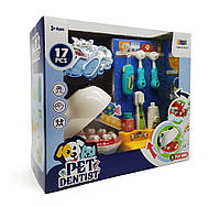 Игровой набор Yi wu jiayu Стоматолог "Pet Dentist" пес, 17 предметов 8392