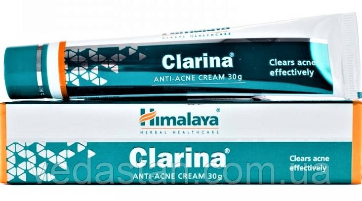 Кларина, Clarina (30gm) запальні зміни шкіри, антисептичну дію, звужує пори, шкірне сало