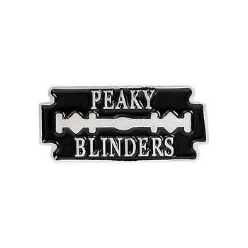 "Лезо Гострі козирки Peaky blinders" значок (пін) металевий