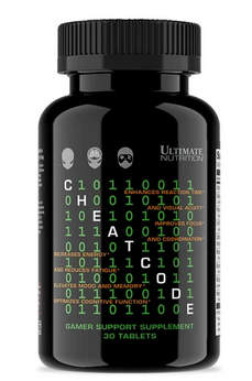 Посилення ментальну фокусування і уваги, жироспалювач Ultimate Nutrition Cheat Code - 30 таб
