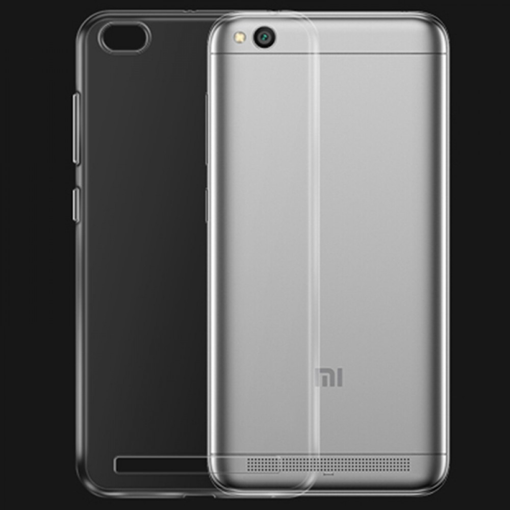 Чохол для Xiaomi RedMi 5A силіконовий бампер прозорий, фото 1