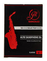 Трость для альт саксофона Gonzalez Alto Sax Classic 3