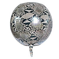 Фольгована кулька 4D сфера пітон 22" (55см) Китай