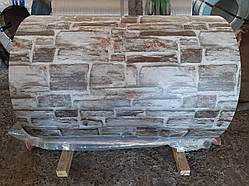 Профнастил для забора под камень, Металлопрофиль под камень, Профлист с рисунком камня на забор.