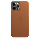 Чехол Apple Leather Case with MagSafe Saddle Brown для iPhone 12 Pro Max, фото 4