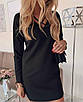 Повсякденне жіноче плаття з красивим декольте та довгим рукавом, фото 2