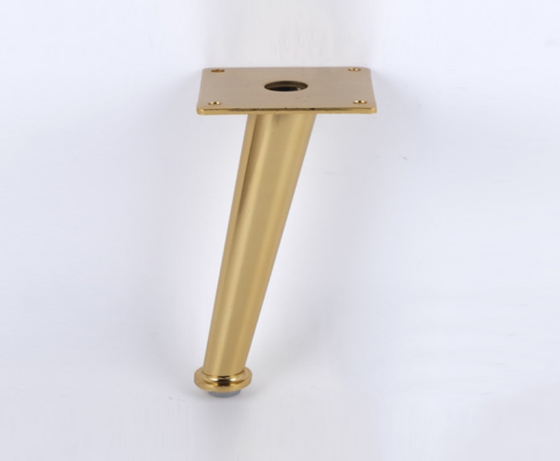 Опора меблева коса WY-J20SK-150 Gold золото глянець 150 мм