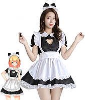 Косплей вбрання Покоївка Версія 2 Чорний колір | Maid Version 2 Black color