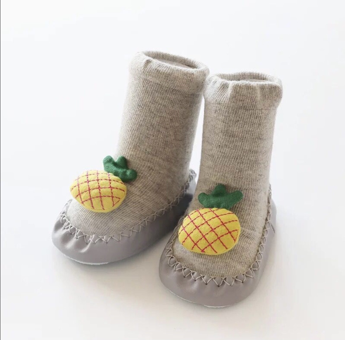 Капці шкарпетки махрові для новонароджених 13 см