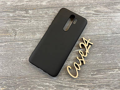Чохол матовий на Xiaomi Redmi Note 8 Pro чорний