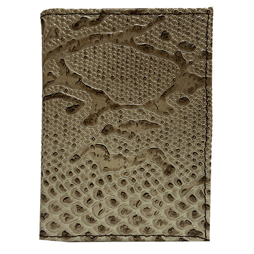 Обкладинка на ID паспорт шкіряна бежева KARYA 096-011, фото 1