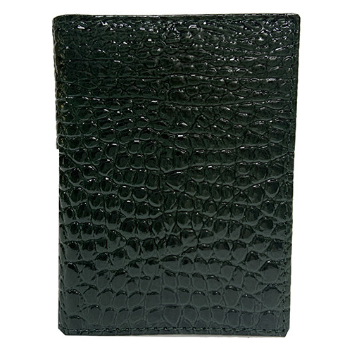 Обкладинка на ID паспорт шкіряна зелена KARYA 096-017, фото 1