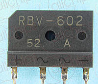 Диодный мост 6А 200В Sanken RBV-602 RVB