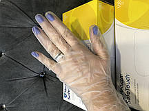 Рукавички вінілові (прозорі), 50 пар, розмір S