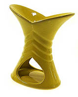 Лампа для ароматерапии керамическая желтая