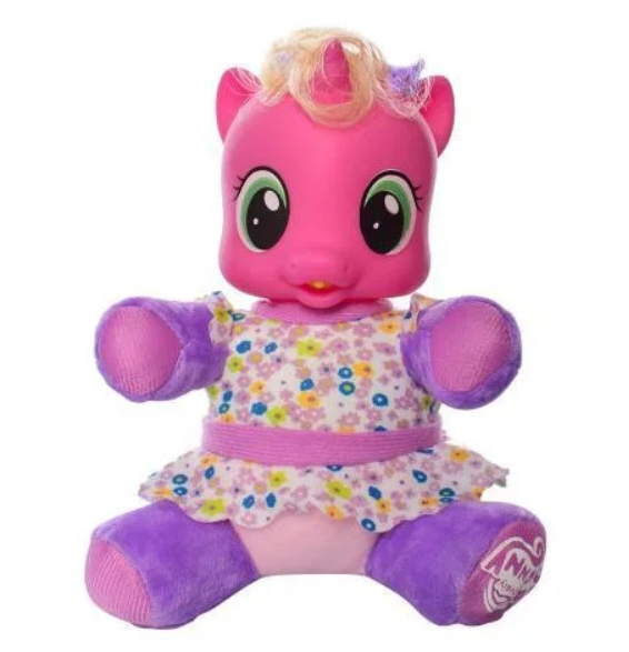 Интерактивная Детская музыкальная лошадка-пони с бутылочкой My Little Pony Limo Toy 66241 фиолетовая - фото 3 - id-p1303442814