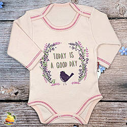 Бодик "Пташка" для малятка Розміри: 62,68,74,80 см (01182-2)