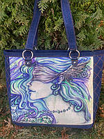 Джинсовий шопер ЮНІСТЬ