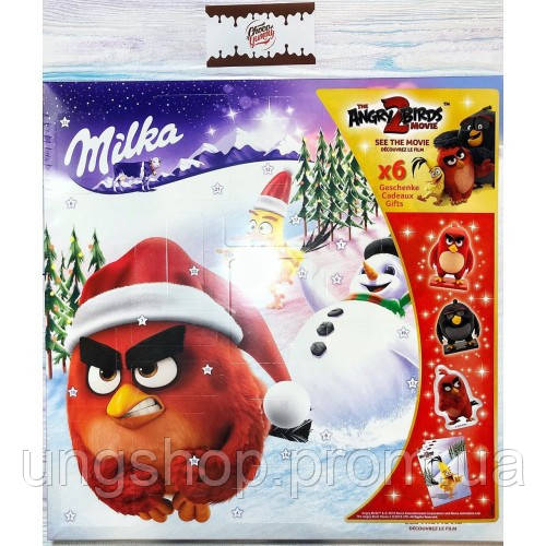 Milka, Angry Birds шоколадный адвент календарь, 200г - фото 2 - id-p1303480716
