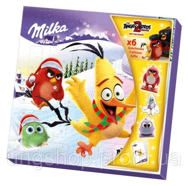 Milka, Angry Birds шоколадный адвент календарь, 200г - фото 3 - id-p1303480716