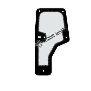 Скло дверей лівого JM254C (h = 1470, L = 320x730x640)