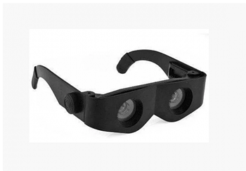 Окуляри зі збільшувальним склом окуляри-бінокль Zoomies Pro чорні (KG-505)