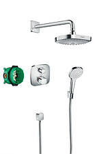 ShowerSet Croma Select E/Ecostat E Душовий набір (верхній, ручний душ, ibox, термостат)