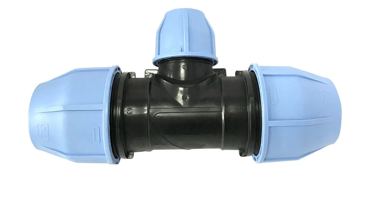 Трійник VS Plast 3004 63x50x63 мм редукційний, фото 1