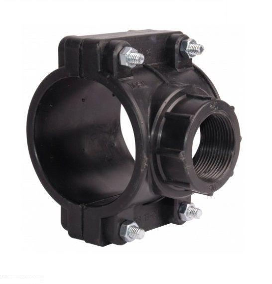 Врізка поліетиленова VS Plast 9001 63 на 1 1/2" У внутрішнє різьблення, фото 1