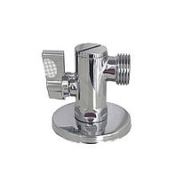 Кран кульовий кутовий з фільтром 1/2" х 1/2" Solomon А7041(7043)