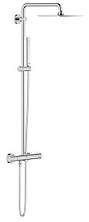 Euphoria XXL 230 Душова система з термостатом для настінного монтажу, хром