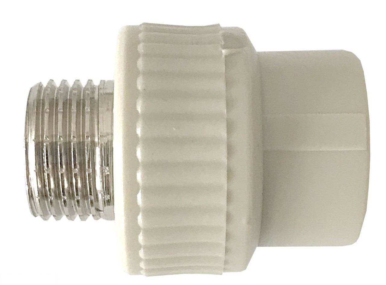 Муфта з зовнішньою різьбою 20*1/2' KALDE поліпропілен, фото 1