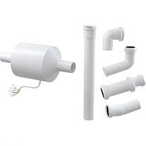 Вентилятор для прихованих систем інсталяції c можливістю вентиляції AlcaPlast P128