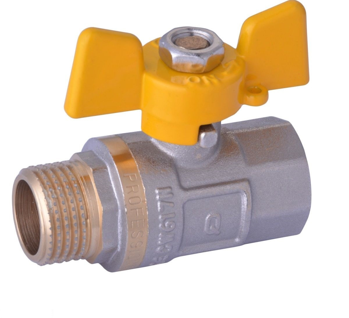 Кран кульовий PROFESSIONAL 1/2" нв ЖБ QP152 PN40, фото 1