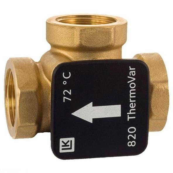 LK 820 Термостатичний клапан механічний ННН 1 1/4х 61°C LK Armatur, фото 1