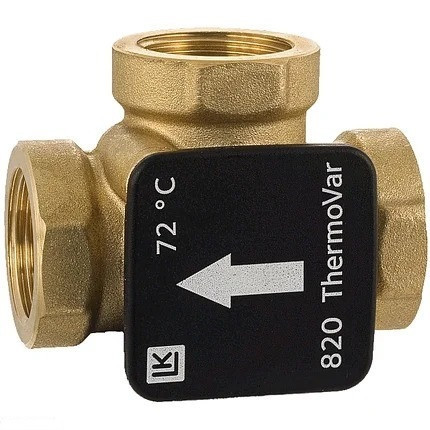 LK 820 Термостатичний клапан механічний ВВВ 1х 61°C LK Armatur, фото 1