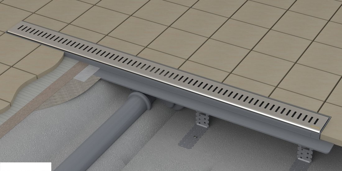 Душовий канал пластиковий Zebra 750 Ravak X01433, фото 1