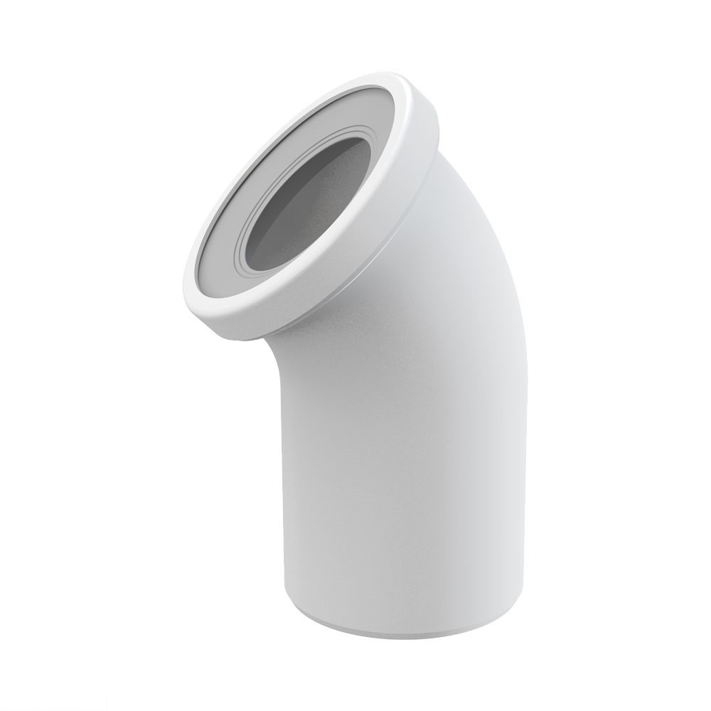 Коліно для унітазу 45 AlcaPlast A90-45, фото 1